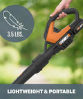 Cordless Leaf Blower For Lawn Care, Ultra Lightweight 2.7 Lbs, 120 MPH Air Power held by hand, suitable for tight spaces