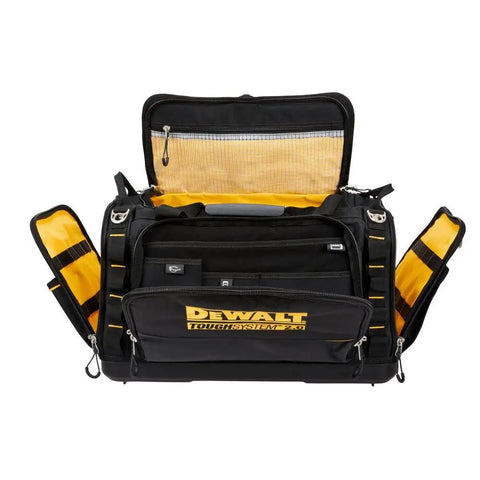 Pro Grade ToughSystem 2.0 Jobsite Tool Bag With Vertical Access, Over 50 Pockets, Top Storage With Bungee Cord, Waterproof Base