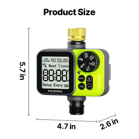 Sprinkler Timer For Garden Hose Programmable Watering Timer With Rain Delay Outdoor Automatic And Manual Set It And Forget It