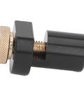 19mm Aluminum Alloy Workbench Stop with Thumb Screw and Non Slip Clamping Block for Planing and Sanding