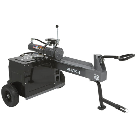 Heavy Duty 20 Ton Battery Powered Log Splitter With Brushless Motor And 57.6V KLiQ Pack For Quick Setup Smooth Rollin Wheels And Light Yet Hardcore Firewood Ripper Trail Ready Backyard Beast