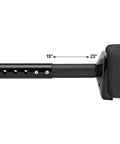 Economy Adjustable Knee Kicker for Carpet Installation with Heavy Duty Aluminum Castings, steel, 19-23in, black finish, lightweight