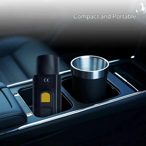 Hella Durable EV Charging Adapter NACS To IEC 62196 Type 2 Connector AC EVSE Plug 32 Amp 250 Volt in car cup holder.