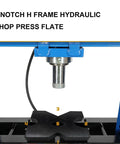Two Pack 20 Ton Arbor Press Plates For H Frame Presses AR400F Steel Built Tough For Heavy Duty Shop Use 1x7x7 Inch 5 Notch Thickened Plates