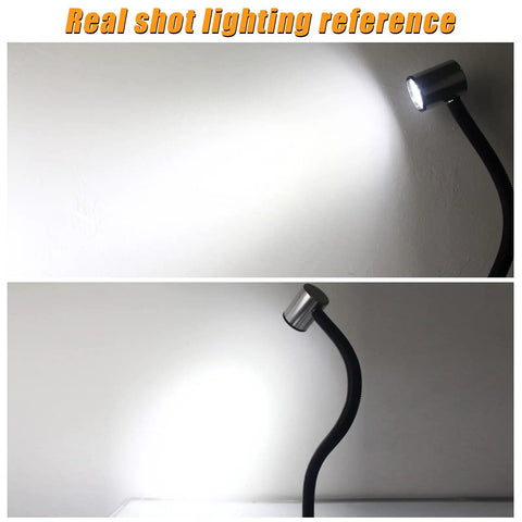Magnetic Work Light With 23 Inch Flexible Gooseneck And Strong Magnetic Base, IP65 Waterproof LED Machine Lamp For Lathe Milling Drill Press, Industrial Lighting, 120V