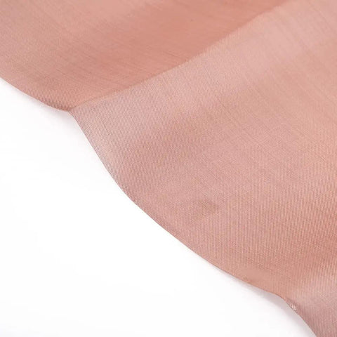 Close-up of Heavy Duty Copper Mesh Screen 80 Mesh 12 Inch By 40 Inch Woven Copper Wire Filter Screen for Filtration and Sifting