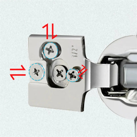 Close-up of Soft Close Hydraulic Hinges With Short Arm For Furniture Cabinets And Cabinet Doors, Smooth Self Close, Durable Hardware