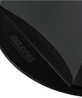 Close-up of Three Sided Inventory Control Cone Set Of 5 In Black 10 Inch Diameter By 5 Inch Height Lightweight Durable Polypropylene