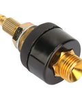 Premium M16x1.5 Gas Electric Quick Connector For Mig Tig Welder Torch Copper Consumables, heavy-duty design close-up.