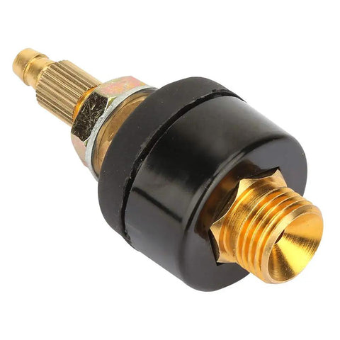 Premium M16x1.5 Gas Electric Quick Connector For Mig Tig Welder Torch Copper Consumables, heavy-duty design close-up.