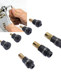 Ultimate Hand Rivet Nut Tool Kit For Furniture And Cars With M3 To M10 Sizes, Hardened Carbon Steel Build For Thin Sheet Metal Jobs, Heavy Duty Industrial Work, And Thick Pipe Projects Featuring A Convenient 7-Size Storage Box. Hand rivet nut tool with M3 to M10 mandrels and inserts for sheet metal