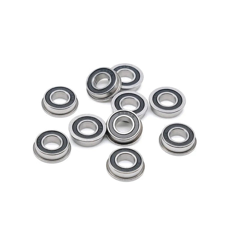 Badass 10 Pcs Pack F688RS Flange Ball Bearings 8x16x5mm Abec 7 Grade for 3D Printers a and b Drive Units Idler Wheels Xy Joint Silent High Speed Deep Heavy Duty Groove Design Runs Smooth Zero Glitches Keeps Your Setup Clean Long Grind, 10 sealed bearings