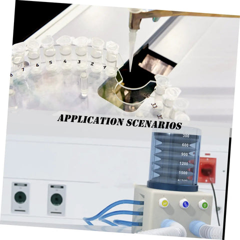 Flow Control Tubing Clamps Pack Of 10, Spring Water Stop Clips in a lab setup for experiments and tube runs