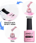 HEMA Free All In One Rubber Base Gel And No Wipe Top Coat Kit Set Soak Off UV LED Clear Gel Nail Polish 10ml bottle
