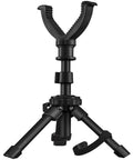 Beefy Shooting Rest Tripod With Adjustable Height And 360 Degree V Yoke Rotation, ideal for rifle target practice and hunting outdoors.