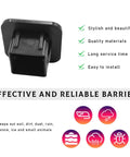 2 Inch Trailer Hitch Cover With Silicone Plug For 2 Inch Receivers Square Dustproof Tow Tube Cap Universal Hitch Cover For Most Vehicles And SUVs Cat Paw Style Durable Scratch Resistant Silicone showing features and benefits