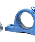 Heavy Duty Vertical Base Pillow Block Bearing With Thickened Housing And Secure Shaft Lock For High Speed Rotation Made To Last With Self Aligning Functionality That Keeps Things Moving Smoothly Like A Boss On Any Job Site. 20mm P2015