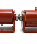 Workhorse Roller Cage Hinges 3.5 Inch Heavy Duty With Grease Fitting removable axle and smooth roller access for large gates.