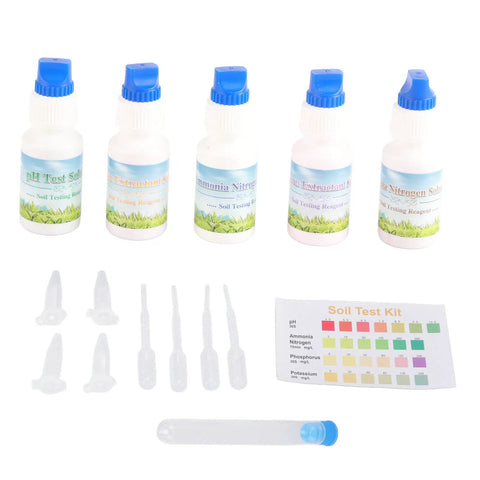 Liquid Soil Test Kit For Real Time NPK And PH Readings With Color Reference Chart And Tailored Recommendations For Your Soil