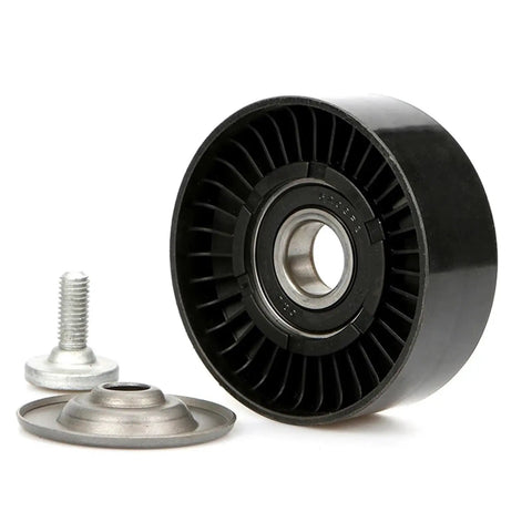 Heavy Duty Belt Tensioner Pulley Assembly Fits Benz W203 W204 W211 C180 C200 C230 E200 SLK200 Serpentine Drive Idler Parts 2712000270 with metal and plastic components.