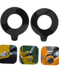 Two Pack Rubber Washer Kit For Excavator Bucket Pins And Linkage Shim Heavy Duty Vibration Pads For Construction Machinery Durable Rubber Build Shock Absorption Quick Installation Noise Reduction black rubber washers