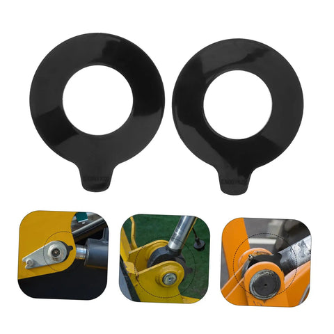 Two Pack Rubber Washer Kit For Excavator Bucket Pins And Linkage Shim Heavy Duty Vibration Pads For Construction Machinery Durable Rubber Build Shock Absorption Quick Installation Noise Reduction black rubber washers