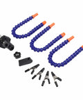 Three Arm Soldering Helping Hands Station With Adjustable Clips And Heat Resistant Stainless Steel Clips, components spread