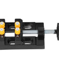 Rugged Drill Press Clamp For Woodworking, Aluminum Alloy Bench Vise With 55mm Clamp Range, No Fuss Easy Turn Knob design view