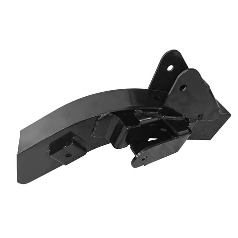 Heavy Gauge Steel Rear Right Frame Repair Kit For Jeep Wrangler TJ 1997 2003 showing black steel bracket with mounting holes.