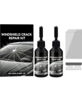 Windshield Repair Kit For Chips And Cracks With Nano Glass Repair Resin Liquid, 2 Pack Glass Repair Tools, front view