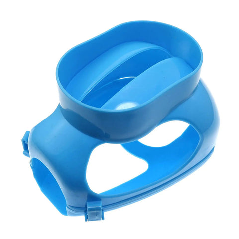 No Fuss Pigeon Holder Bird Fixed Frame Rack For Injection Feeding Syringe, durable blue plastic, screw-free design