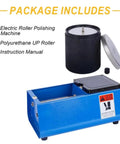 Mini Compact Single Drum Rock Tumbler Jewelry Polisher with polyurethane roller and manual, eco-friendly, durable plastic