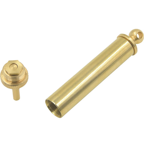 Flintlock Pan Primer Brass Dispenser For Muzzleloaders With 3 Grain Spout, 100 Percent Brass Construction, Easy Trigger Measure