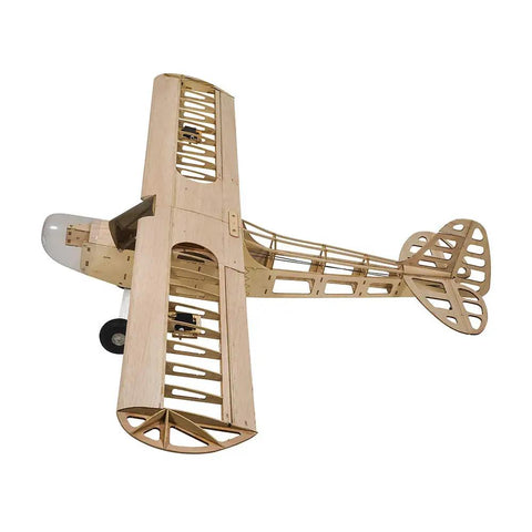 J-3 Cub Balsa Wood Model Airplane Kit With 46 Inch Wingspan Laser Cut DIY RC Plane Build For Adults Functional Landing Gear Realistic Cowl And Windscreen Included