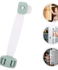 Kid Safe Cabinet Door and Drawer Latches With Double Press Buckle Design Abs Material Proofing Locks for childproofing cabinets
