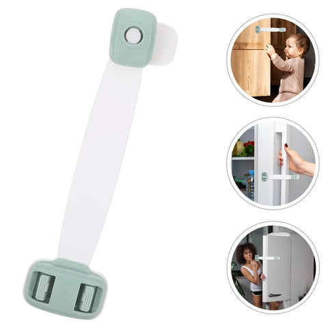 Kid Safe Cabinet Door and Drawer Latches With Double Press Buckle Design Abs Material Proofing Locks for childproofing cabinets