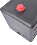 Black reservoir tank of 3.7 Gallon Hydraulic Power Unit With 220V 3HP 2950 PSI Single Acting Pump for 2 Post Car Lifts