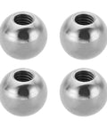 M5x12mm Ball Nut Knob Cap Kit, 4 Pieces, 304 Stainless Steel, Round Blind Hole Screw Covers for Lighting, Machinery and DIY