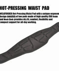Hot-pressing waist pad for Tongue Buckle Body Belt with Aluminum Hardware for construction and climbing safety.