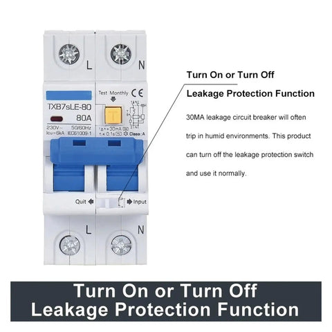 Heavy Duty Beast Mode Heat Resistant Surge Protector With Integrated Earthing And Overcurrent Protection For Server Rooms Industrial Facilities And Street Lights, showing leakage protection switch.
