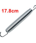 Heavy Duty 10-Pack Extension Springs Steel 50KG Load Capacity 17.8cm single spring with hooks for garage doors and trailers.