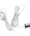 Proximity Sensor Switch For LED Cabinet And Wardrobe Lighting, Infrared Motion Induction, silver sensor with white cables, 5V 12V 24V