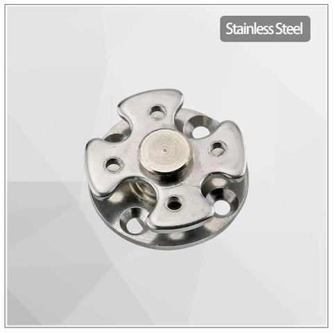 Heavy Duty 360 Degree Machine Disc Damping Shaft For Industrial Gear Hardware Parts With Hinge Spacing Plus Style And Smoother Operation in stainless steel finish.
