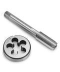 One Half Inch Twenty Eight UNEF Tap And Die Set HSS Right Hand Threading Tool Kit with round die and plug tap visible