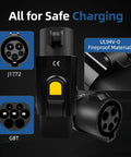 Top Shelf J1772 To GBT EV Adapter Slays The Compatibility Grind And Keeps Your Dope Electric Ride Locked In For Smooth 32A AC Type 1 Female To GBT Male Connector Quick Plug Up No Stress Straight Heat Tech, showcasing J1772 and GBT plugs.