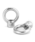 10 Pack Lifting Eye Nut Set 3/8 UNC Coarse Thread Marine Grade Stainless Steel 316 For Corrosion Resistant Lifting, Rigging, Tow Points