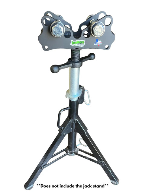 Pro Grade Heavy Duty Pipe Roller Head Clamps Right To Summer Jacks For Smooth Welding Spinning Covers Two To Ten Inch Tube With Bully Proof Grip And Zero Hassle Shop Maneuvering