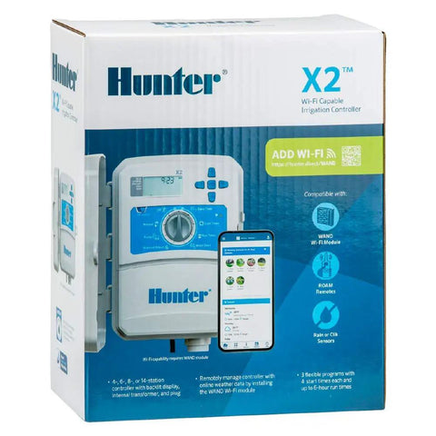 Box of the 14-Station Outdoor Sprinkler Controller With Wi-Fi Smart Irrigation System Hydrawise Compatible Weather Based Scheduling