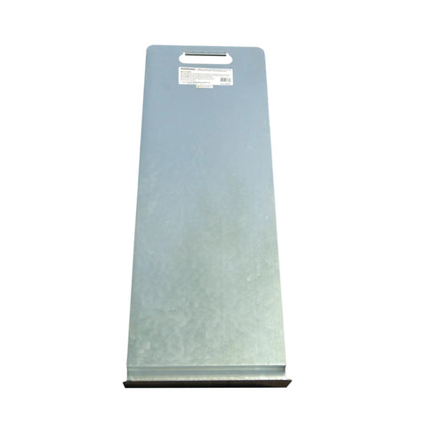 Badass 16 Gauge Pre Galvanized Steel Roofing Shingle Tray 40 By 14 5 Inches top view with handle for asphalt cedar shingle grind.