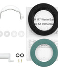 Waste Ball Kit For Thetford Aqua Magic Style II Style Lite Style Plus Toilets With Drive Arm And Seals Replaces 34120 And 34117